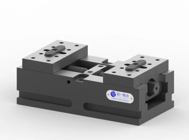 5-axis self-centering vise, W - 80 mm, body L - 200 mm, jaw type 3